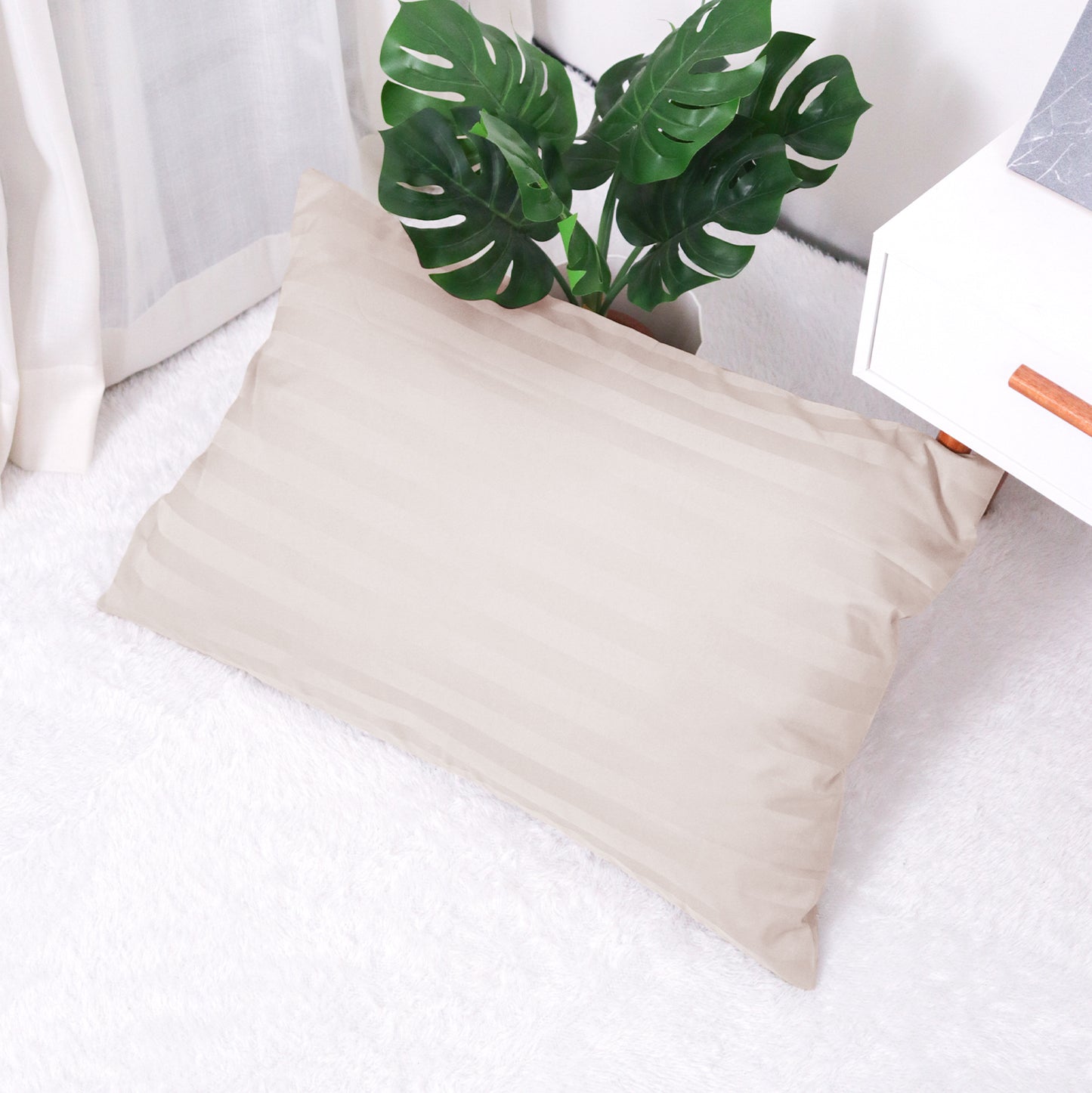Sateen Touch Bedding Set Bundle in Sand