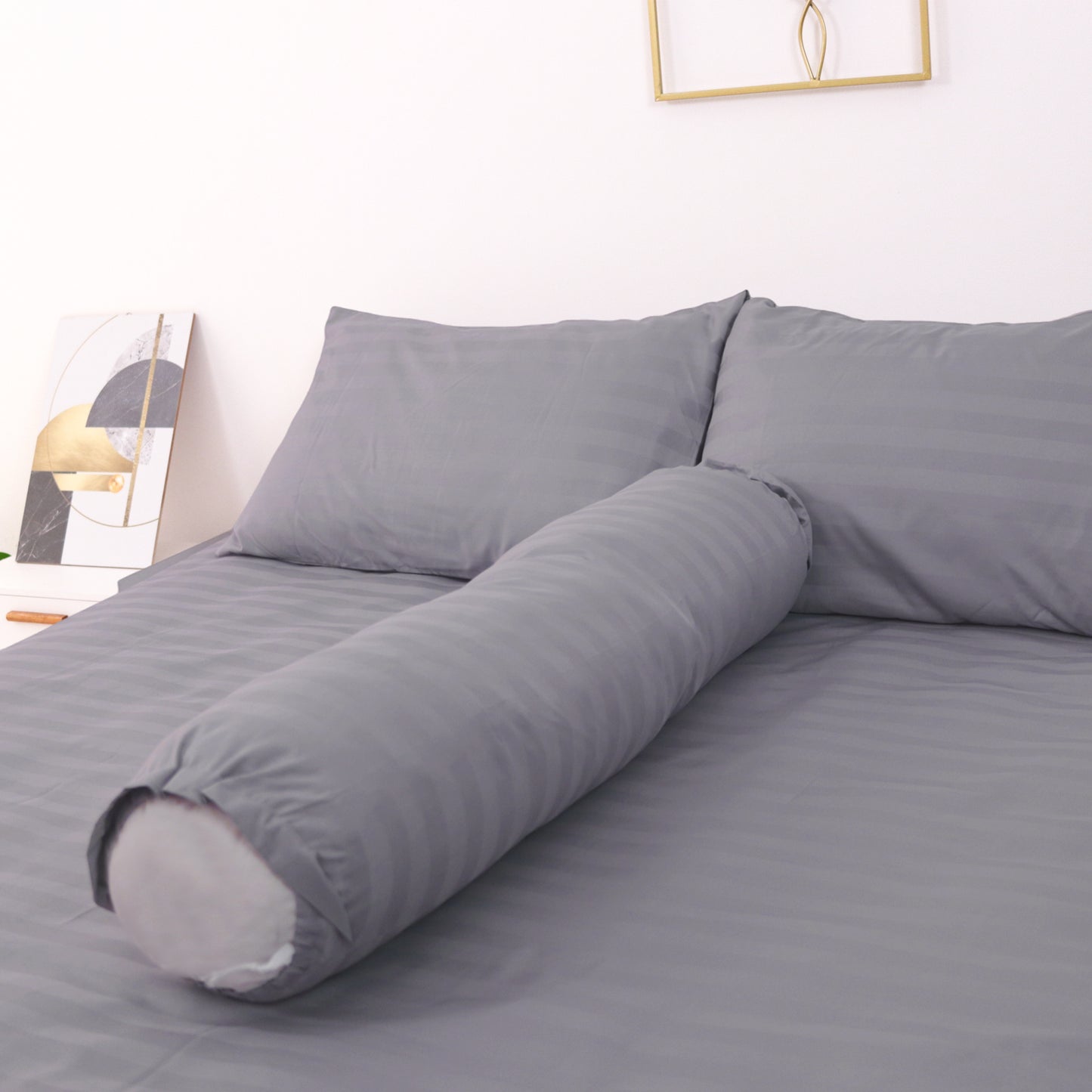 Sateen Touch Bedding Set Bundle in Griss