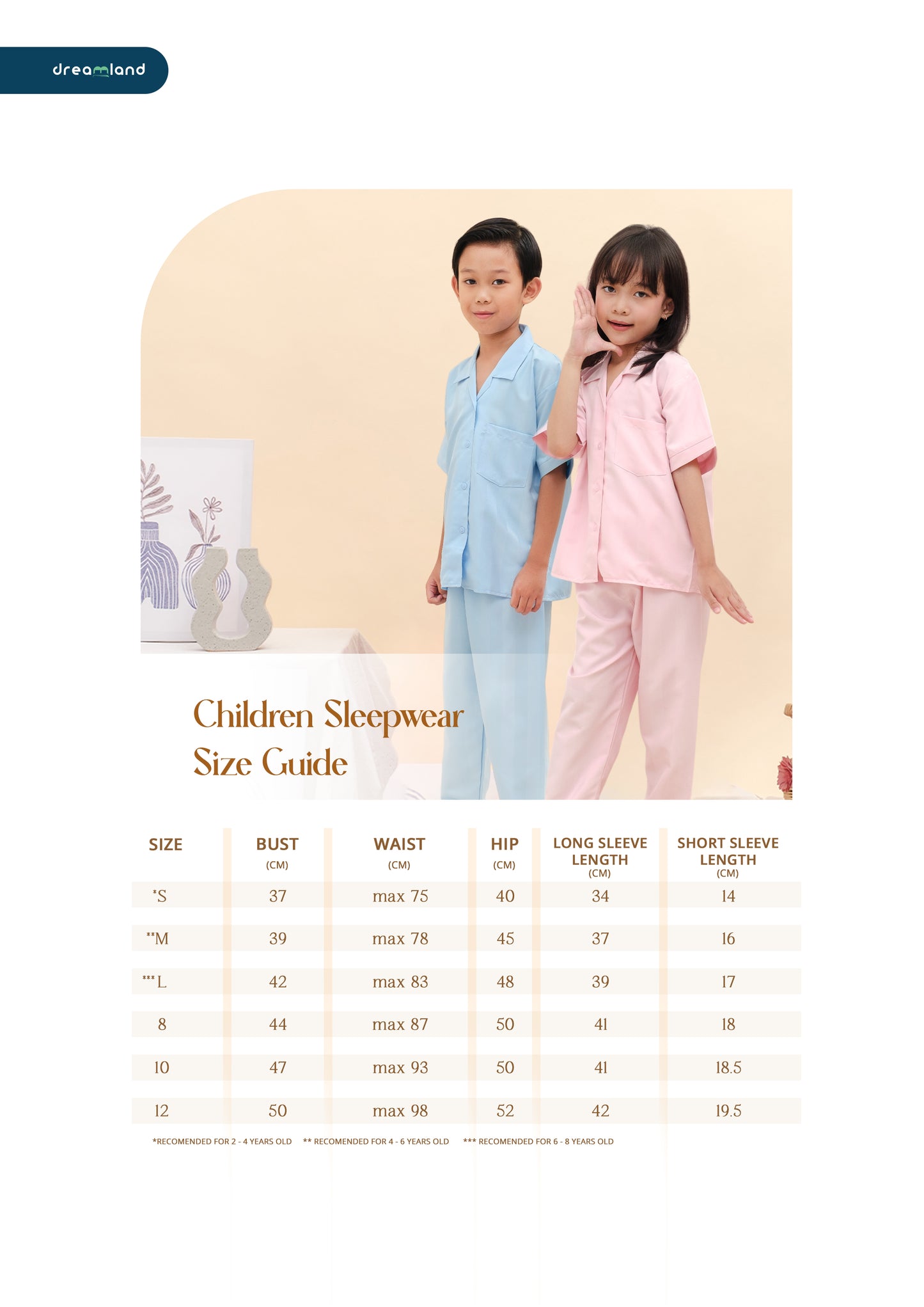 Children Dream in Silk Classic Style in Cherry