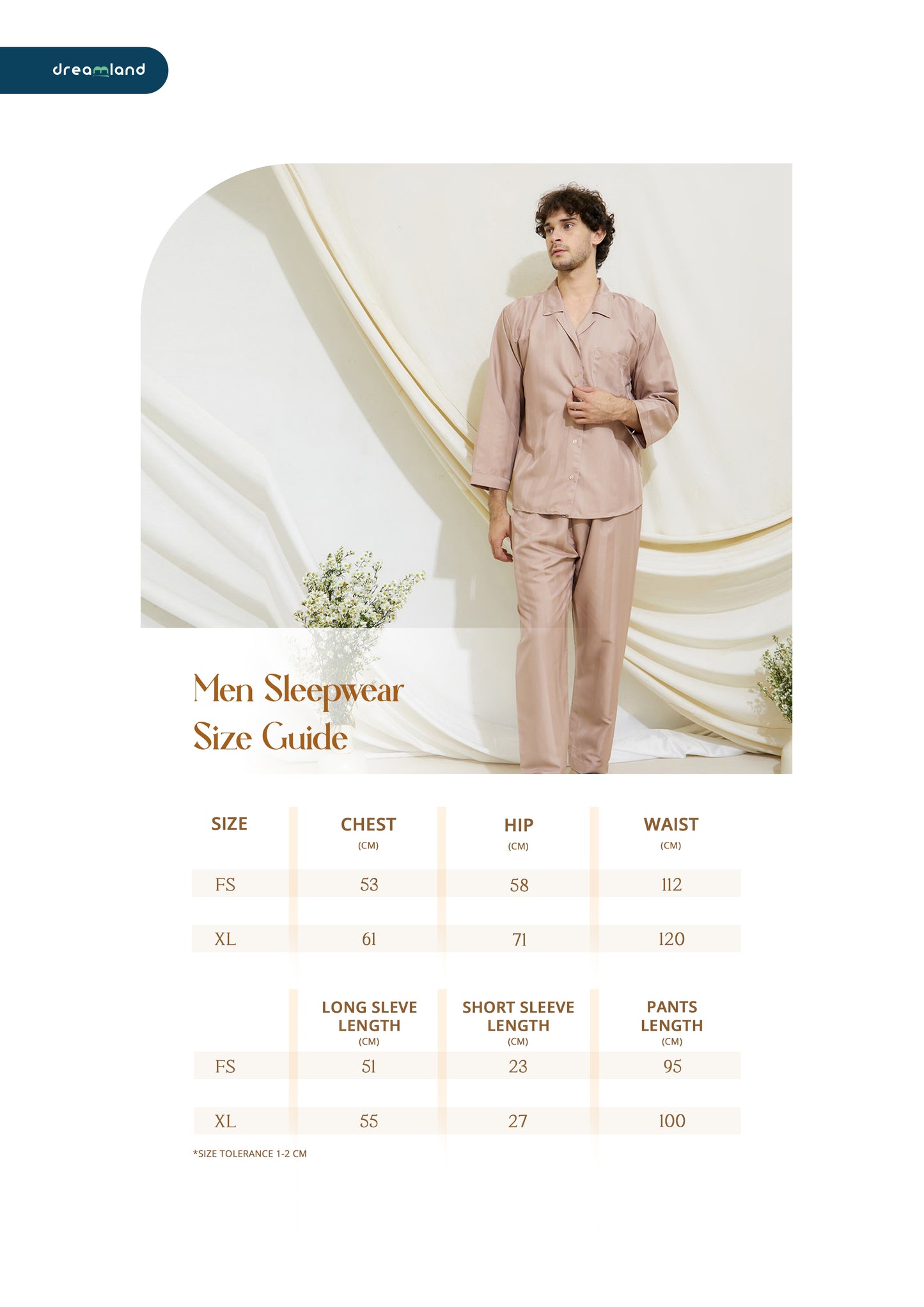 Men Dream in Silk Classic Style in Mocha