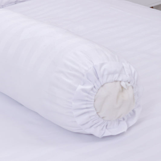 Sateen Touch Bolster Case in White (1pc)