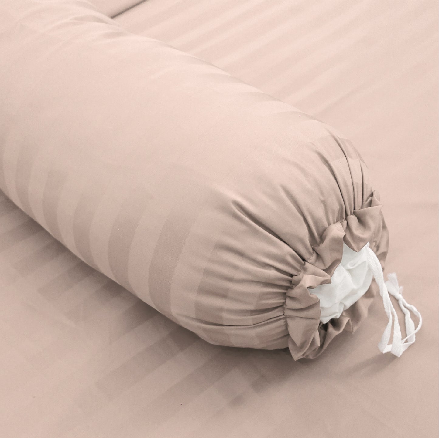 Sateen Touch Bolster Case dalam Mocha(1pc)