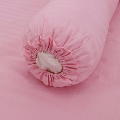 Sateen Touch Bolster Case dalam Light Rose (1pc)