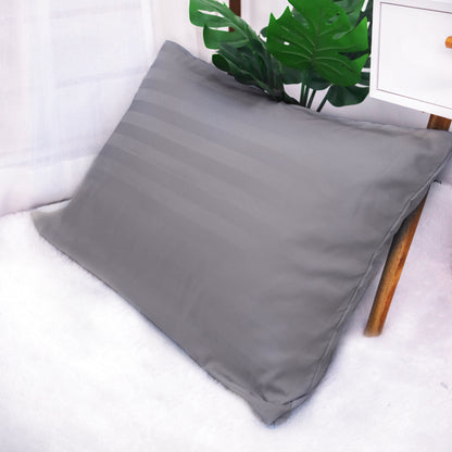 Sateen Touch Pillowcase in Griss (1 pc)