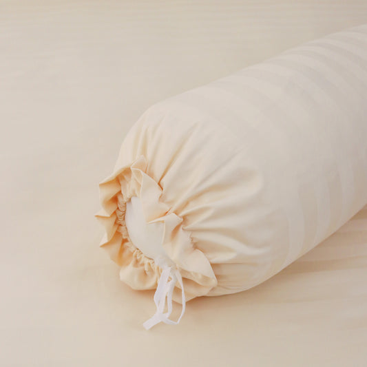 Sateen Touch Bolster Case in Beige (1pc)