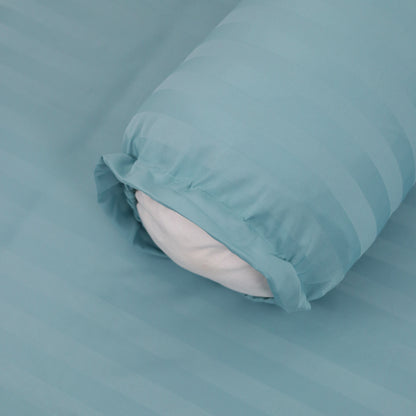 Sateen Touch Bolster Case dalam Misty Blue (1pc)